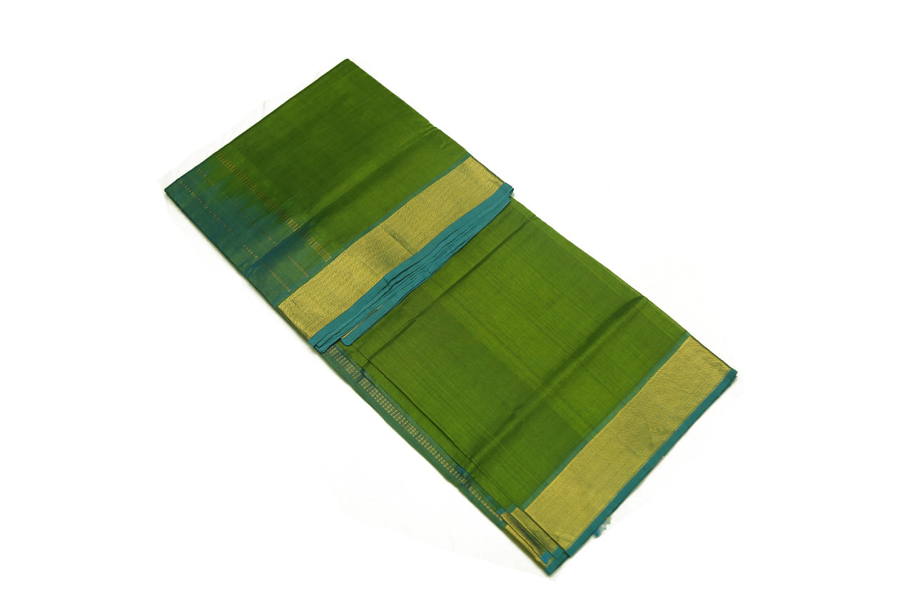 6039 Leaf Green with Self Border